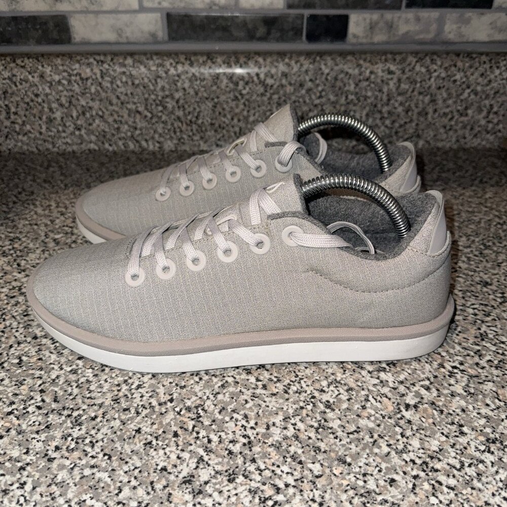 Allbirds Wool Piper Woven Womens Shoe Sz 9 Comfort Pewter Gray Lace Up Sneakers‎